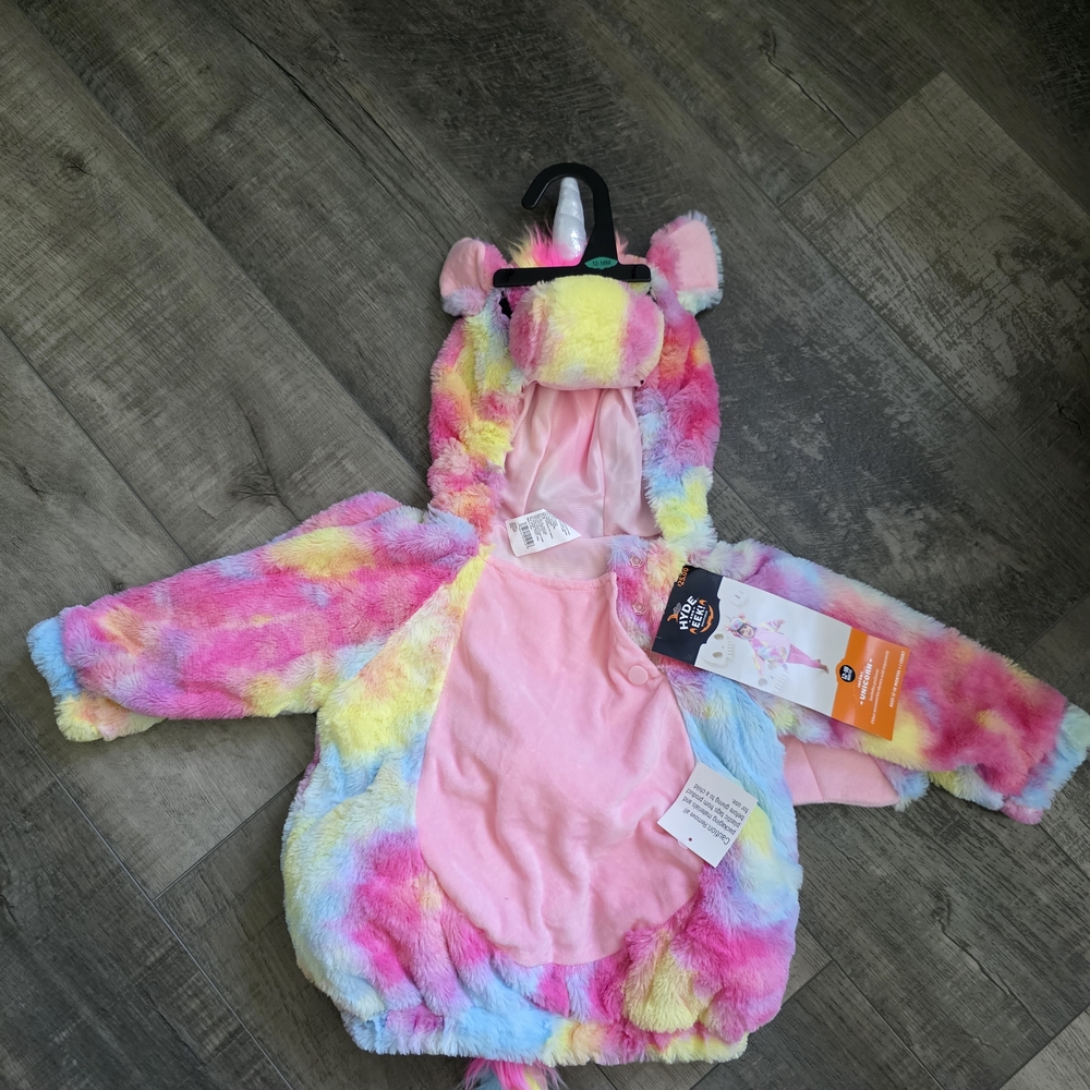 Colorful Unicorn Kids Costume